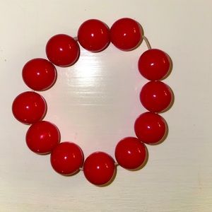 Boutique Red Bubble Bracelet